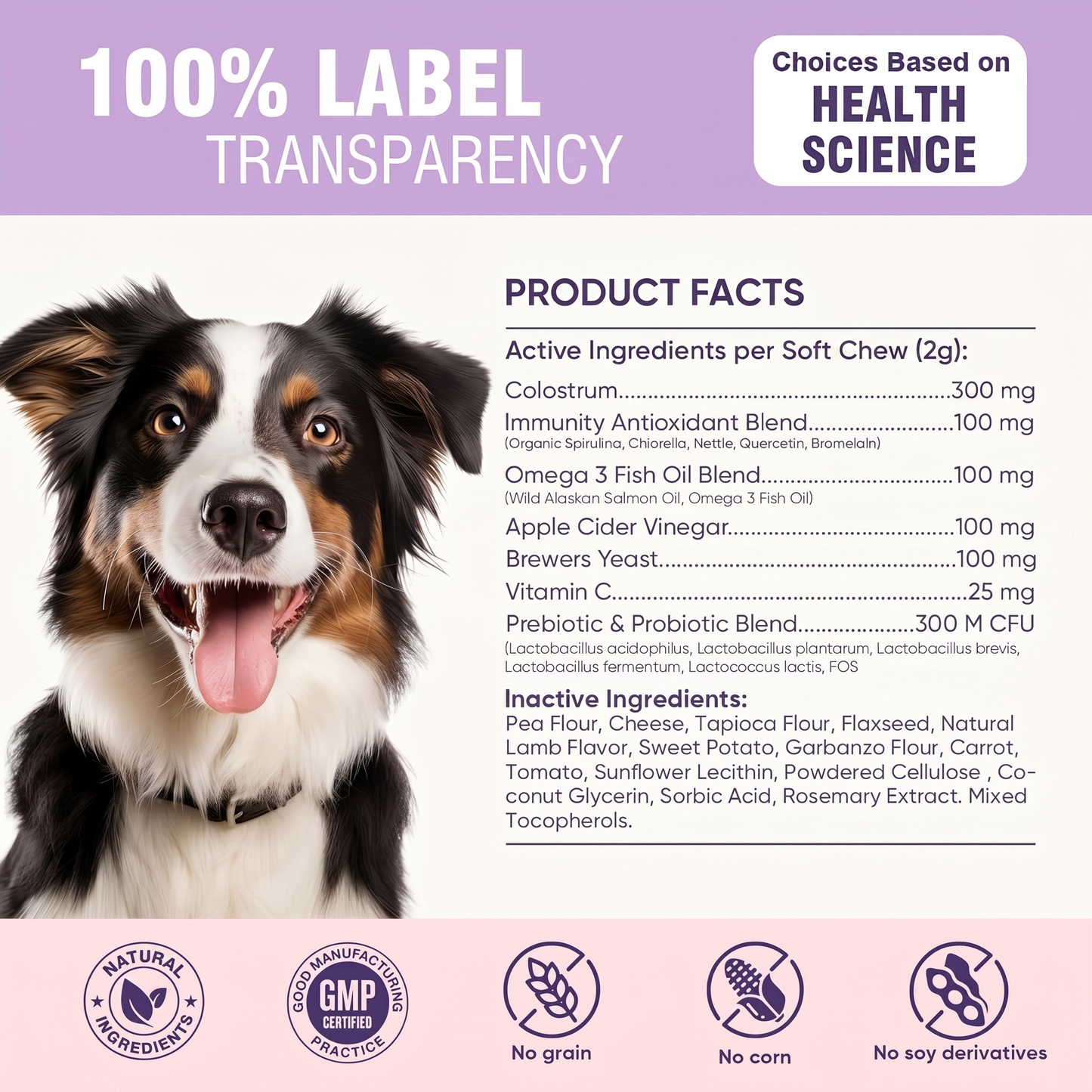 Woofcrunch™ Multivitamins Daily Soft Chews – Advanced Canine Allergy Defense & Itch Relief Formula