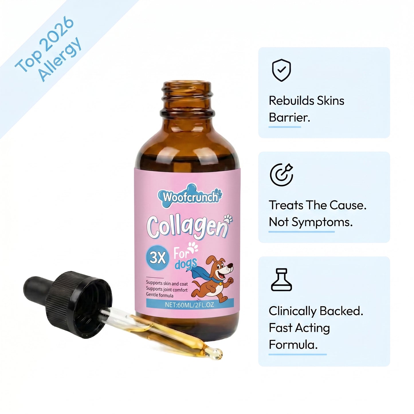Woofcrunch™ Premium Liquid Collagen